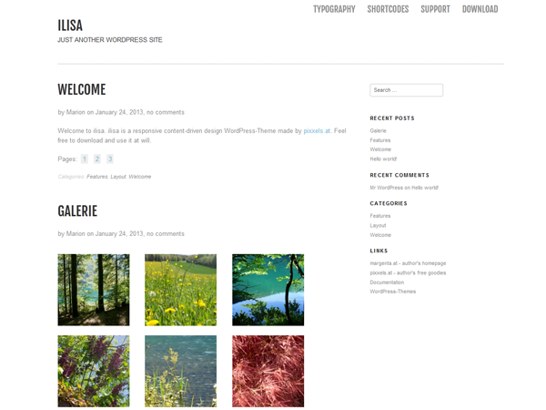 Template wordpress ilisa 