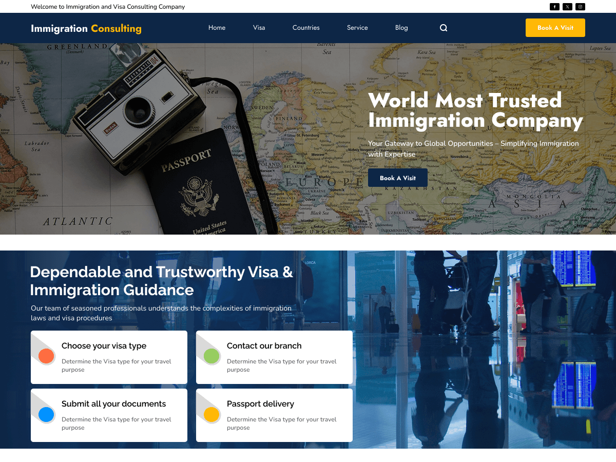 Immigration Consulting screenshot