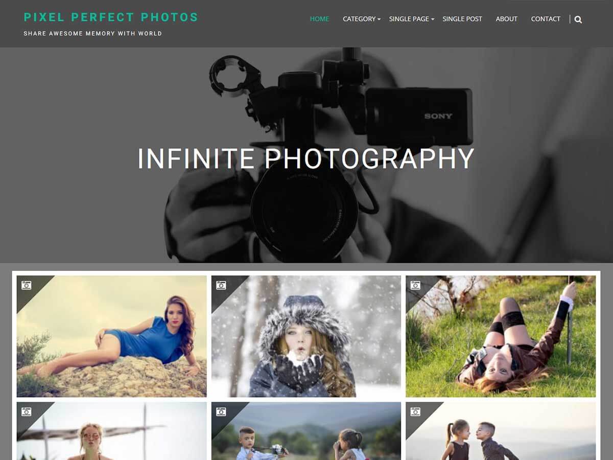 Infinite Photography WordPress Theme by acmethemes