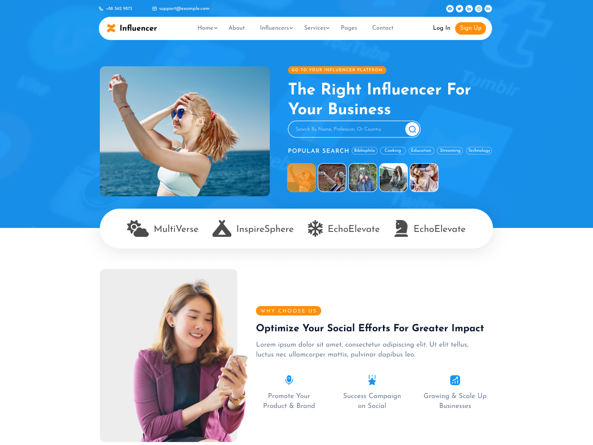 Influencer Marketing screenshot