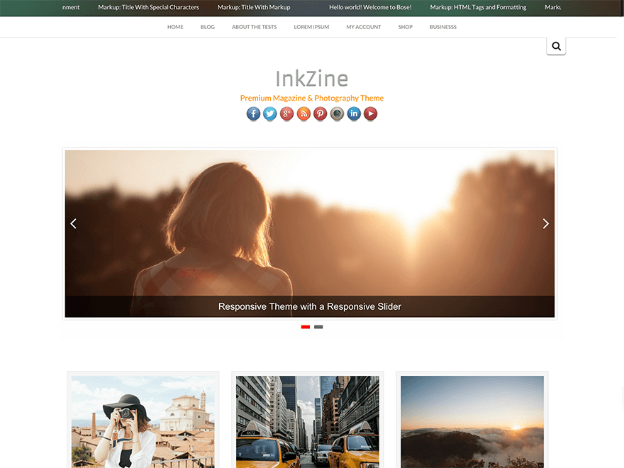 Inkzine WordPress Theme by inkhive