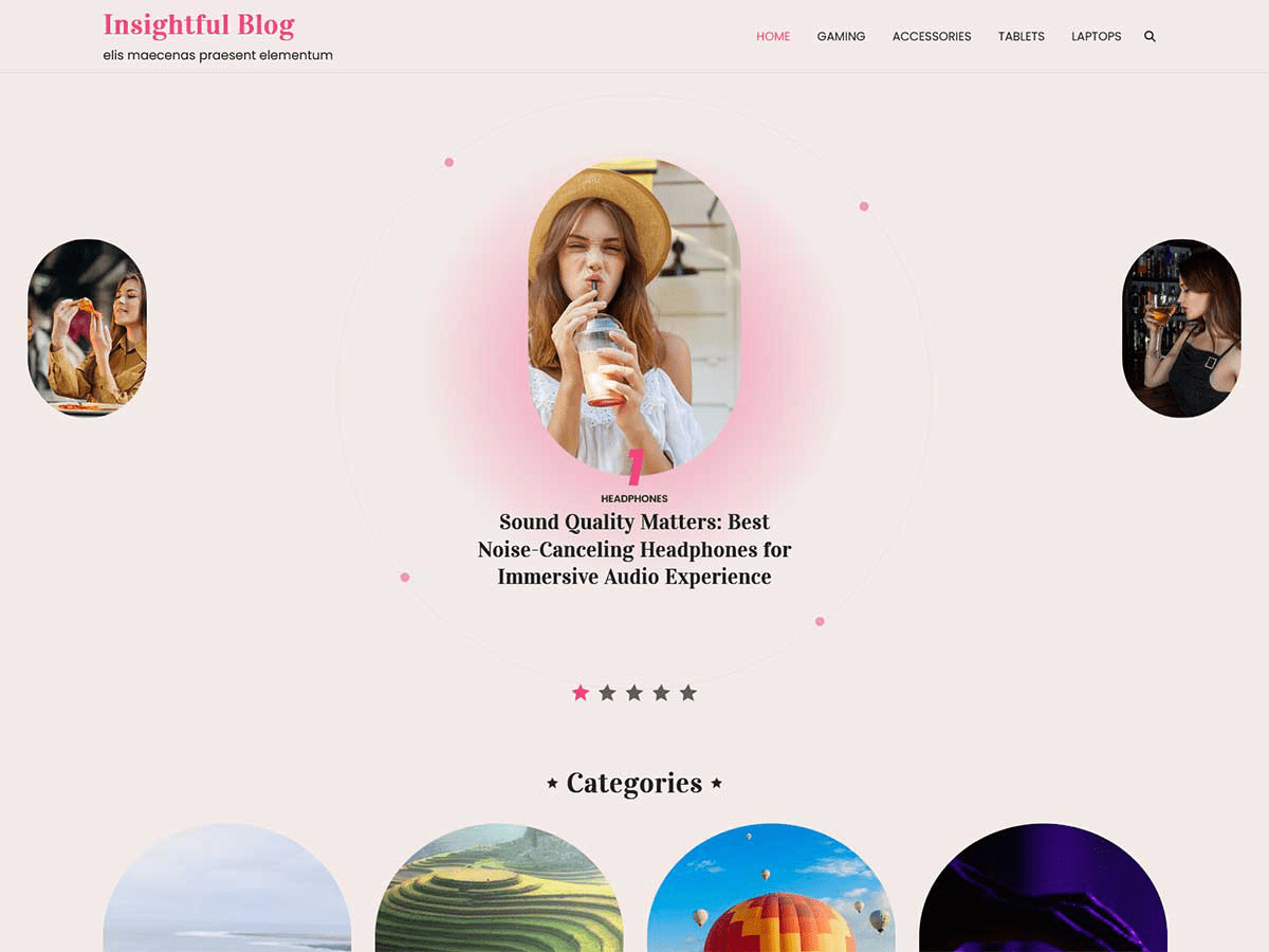 Insightful Blog Screenshot