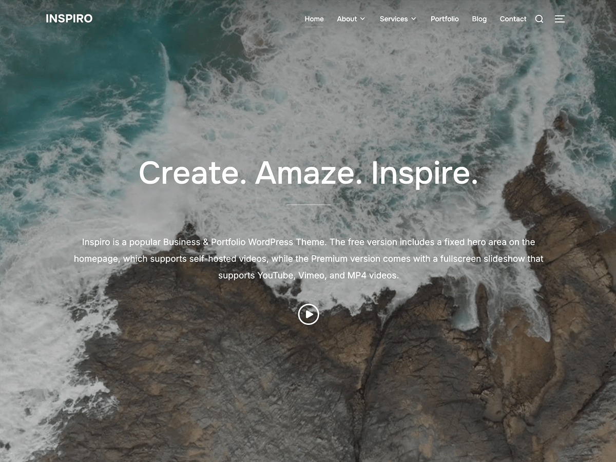 Inspiro WordPress theme screenshot