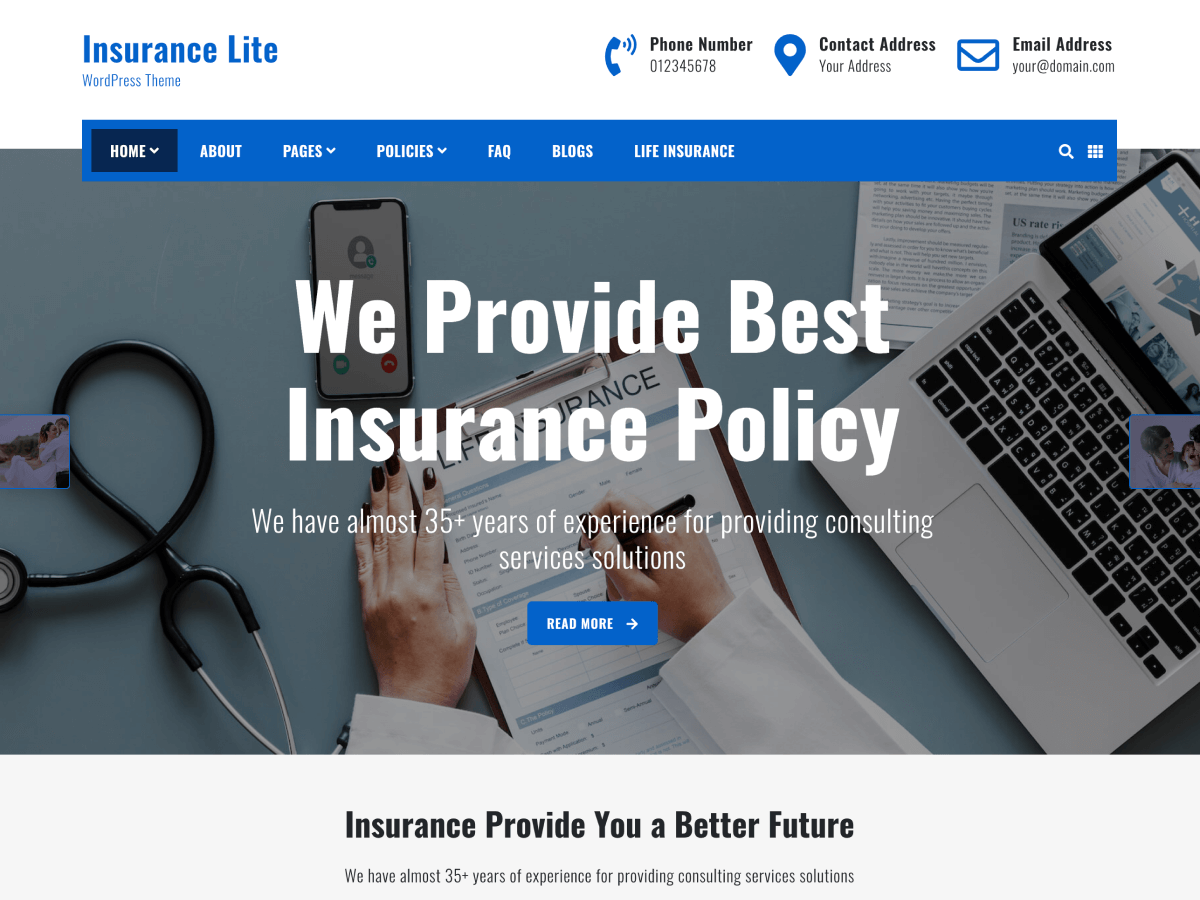 Insurance Lite Screenshot