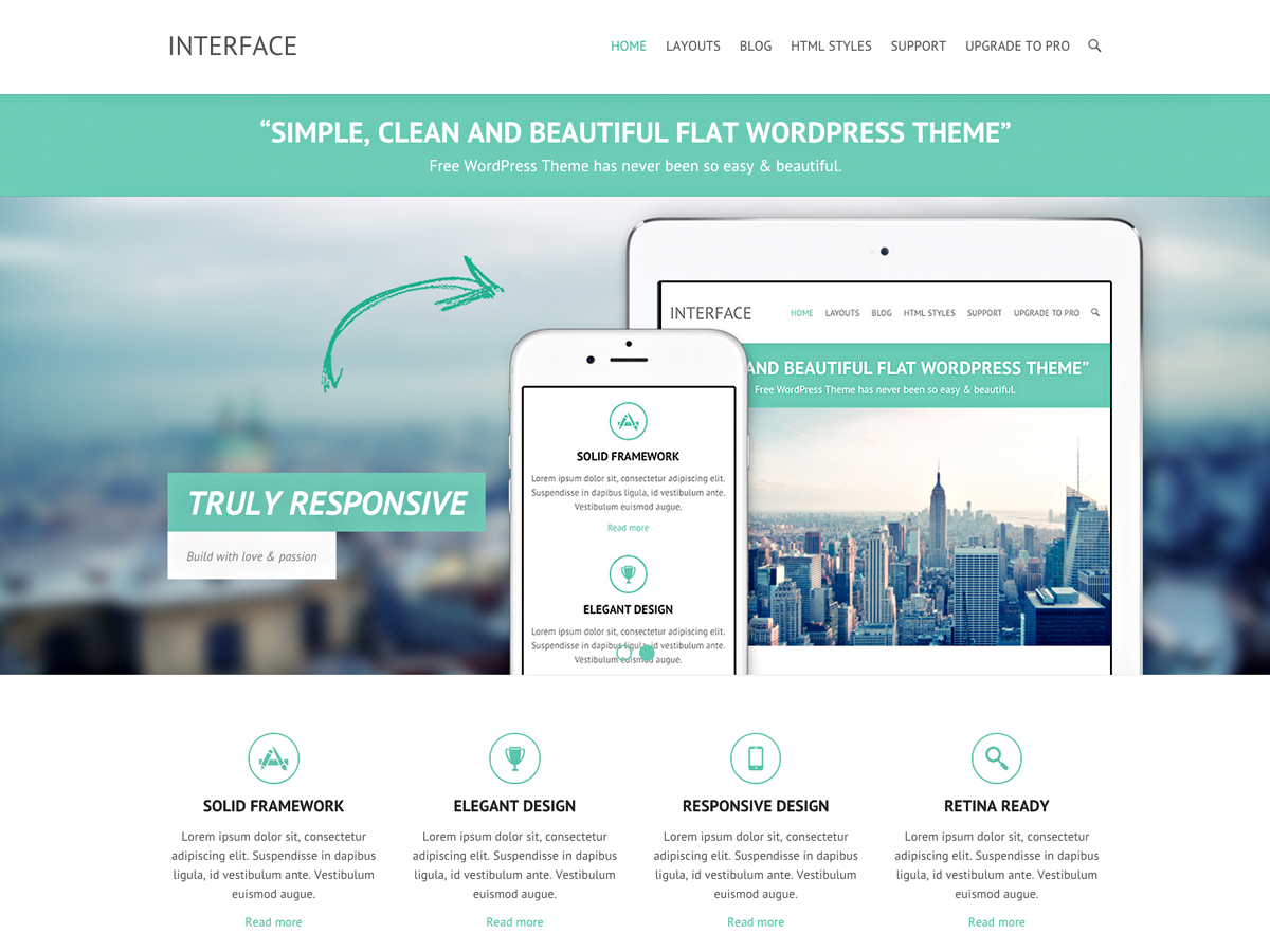 Interface WordPress Theme by themehorse