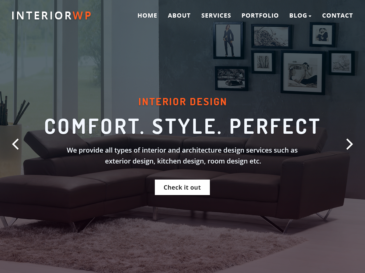 InteriorWP screenshot