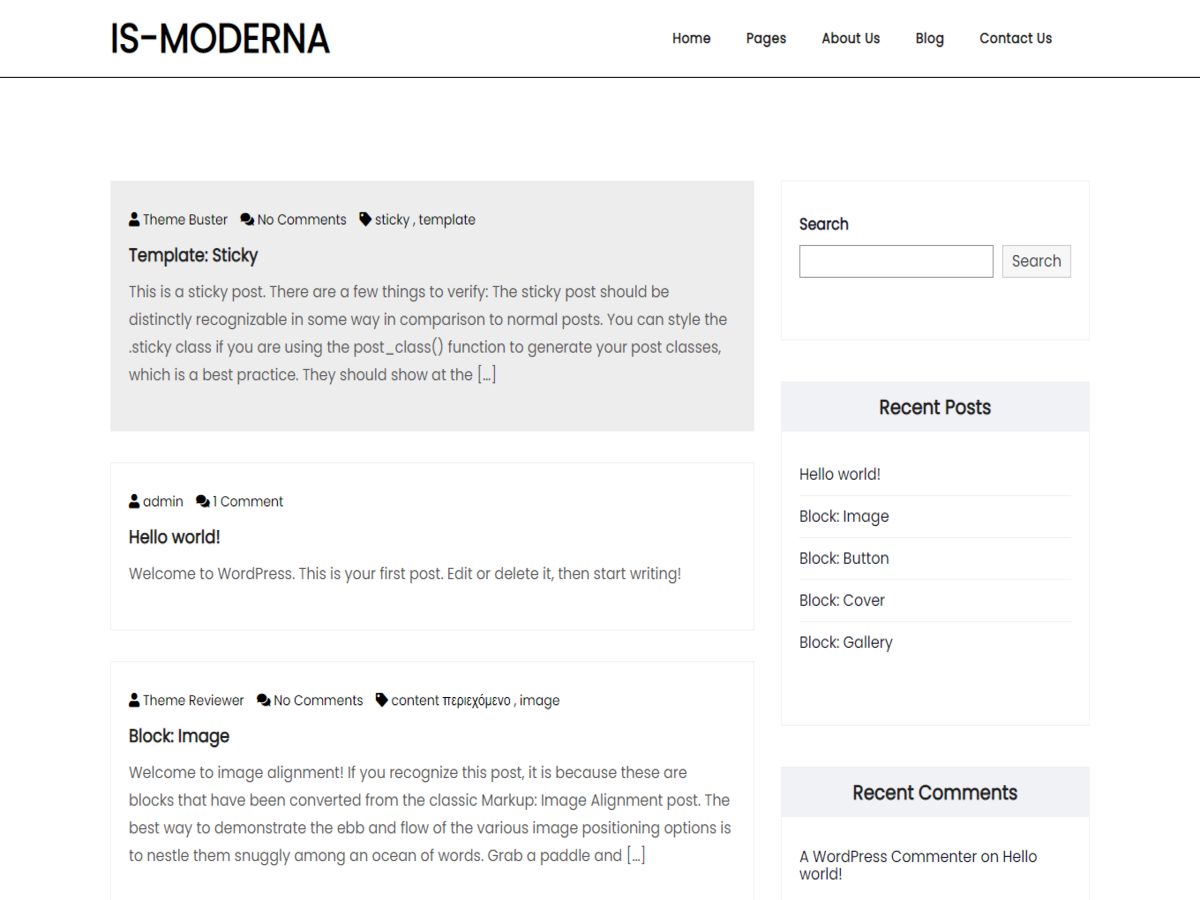 ISModerna Screenshot