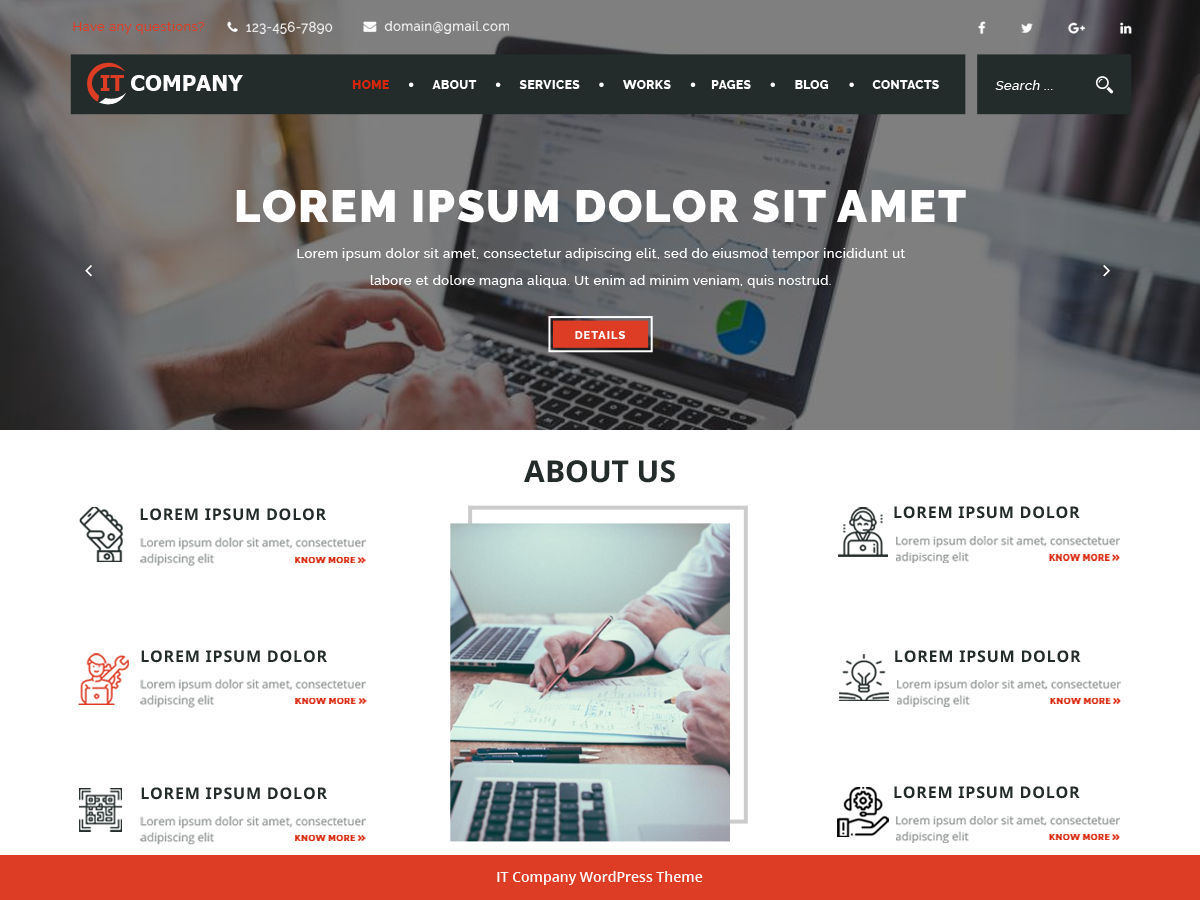 IT Company screenshot