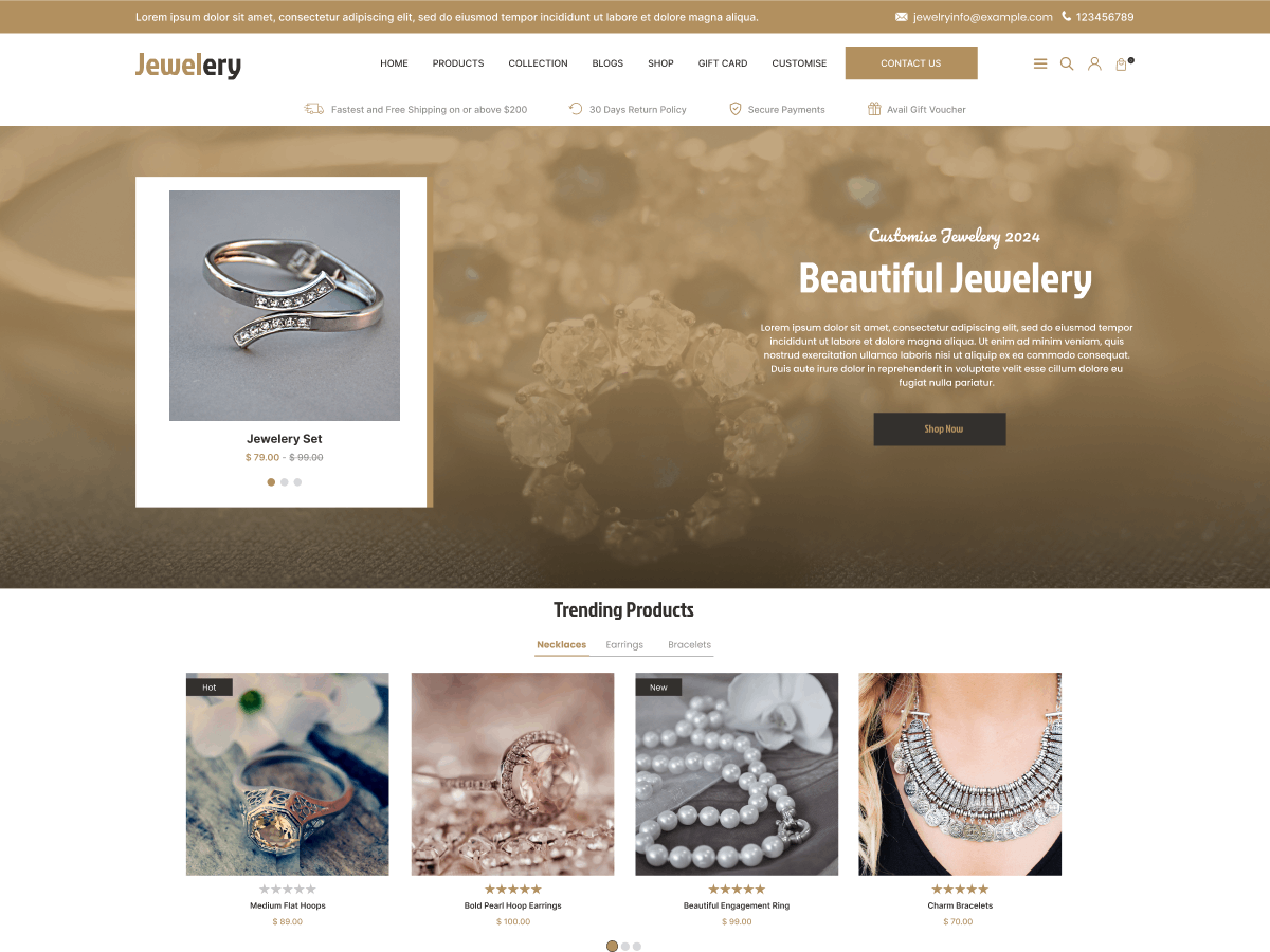 Jeweller Store screenshot