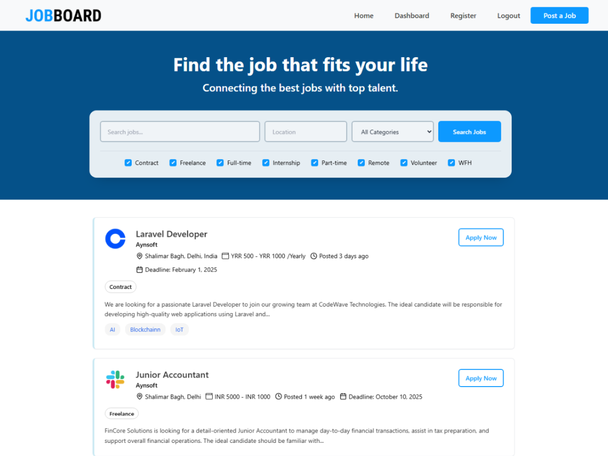 Job Board by Ejobsitesoftware Screenshot