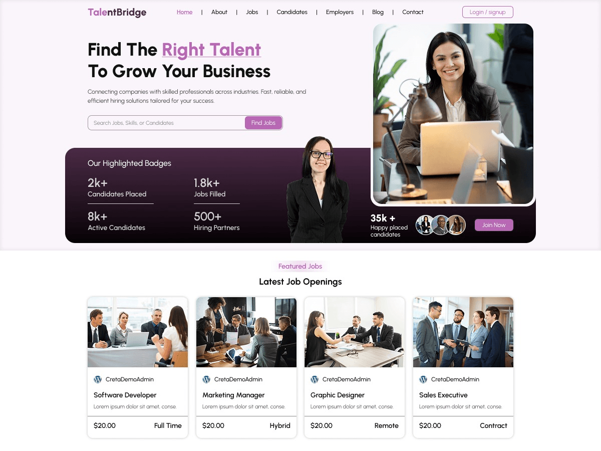 Job Recruitment Agency screenshot