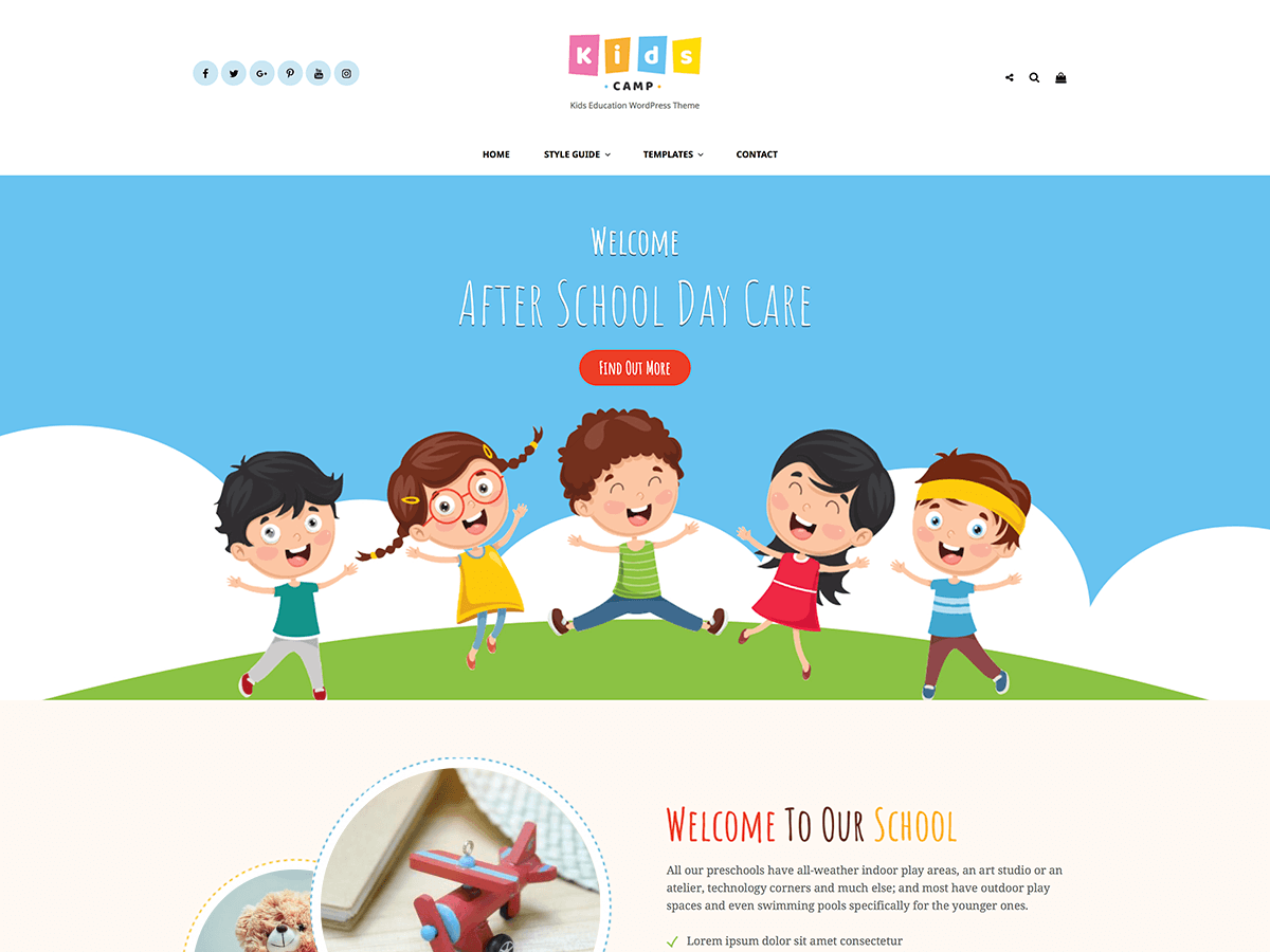 Kids Camp Theme WordPress kids-camp-theme-wordpress