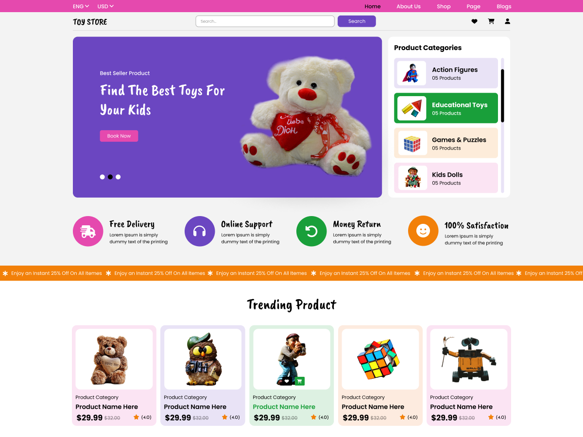 Kids Toys Store screenshot