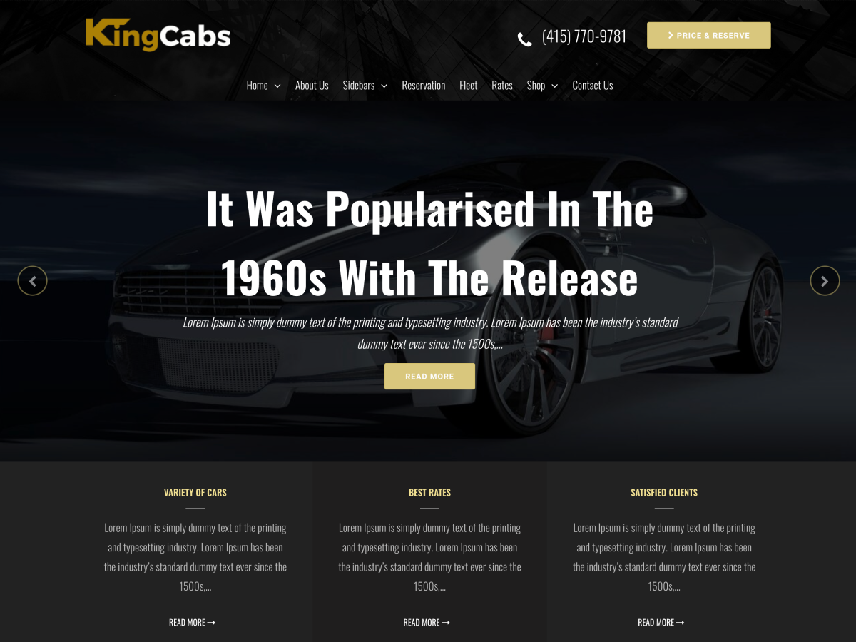 Kingcabs screenshot