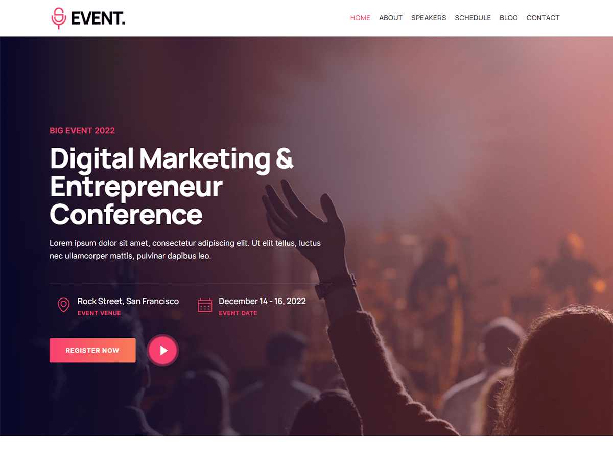 Kortez Event Screenshot