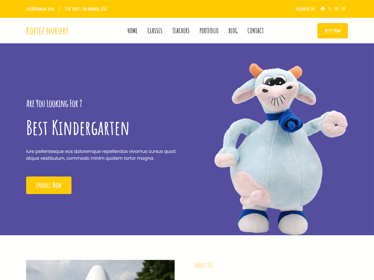 Kortez Nursery Screenshot