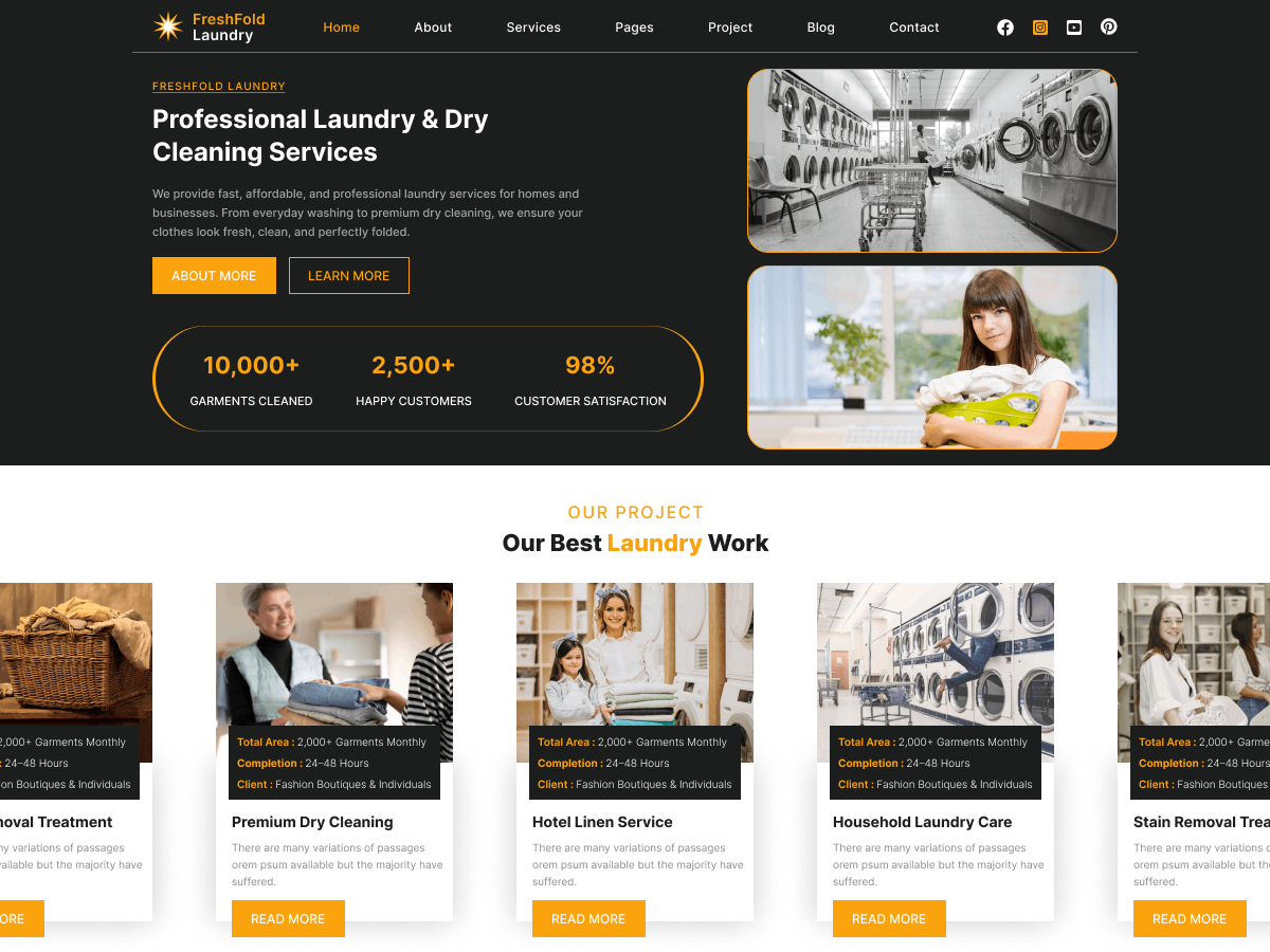 Laundry Cleaning Screenshot