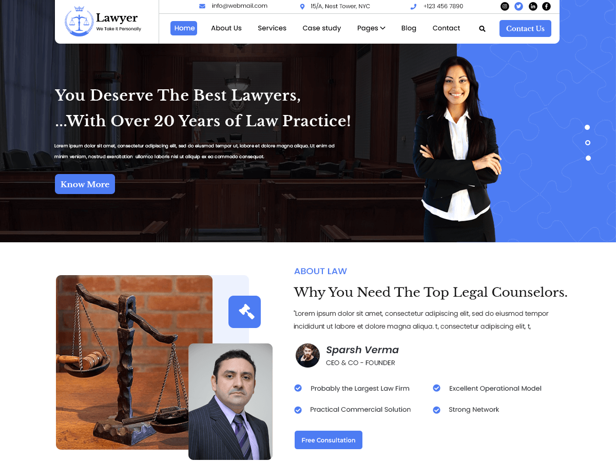 Law Advocate screenshot