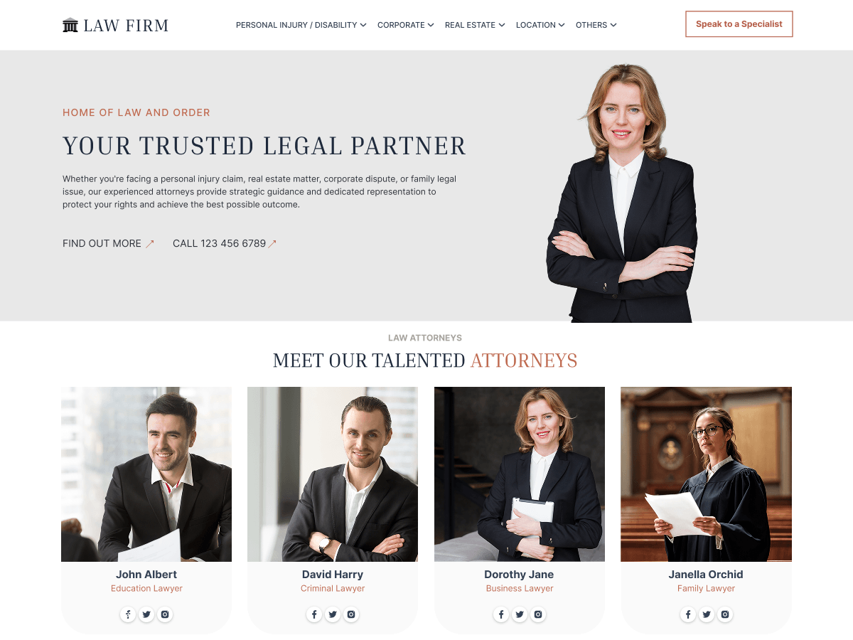 Lawyer Attorney Firm