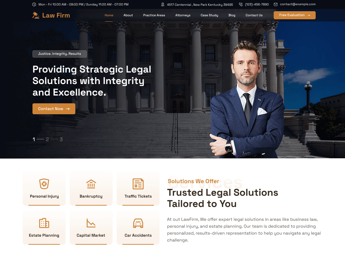 Lawyer Consultant Firm screenshot