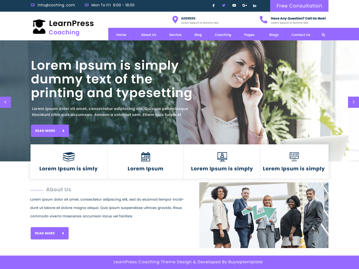 LearnPress Coaching screenshot
