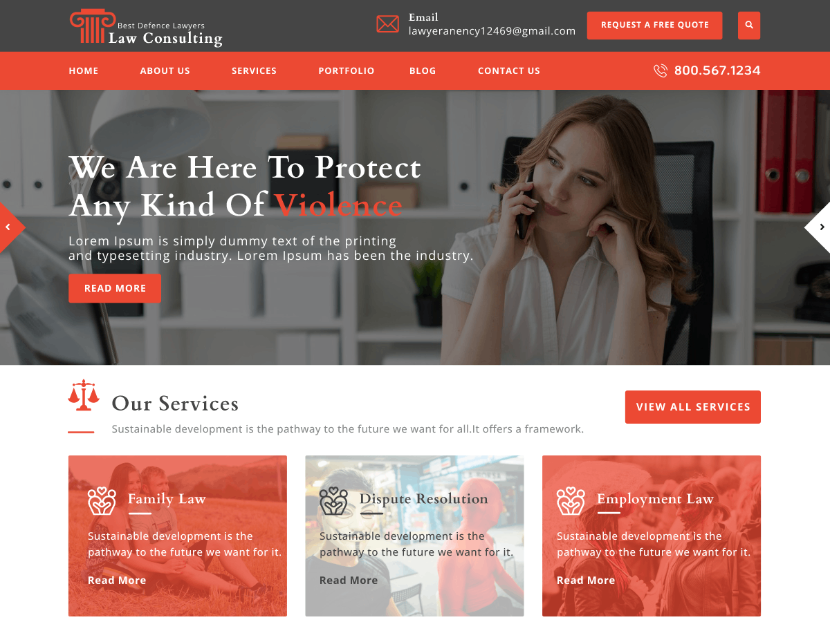 Legal Law Consulting screenshot