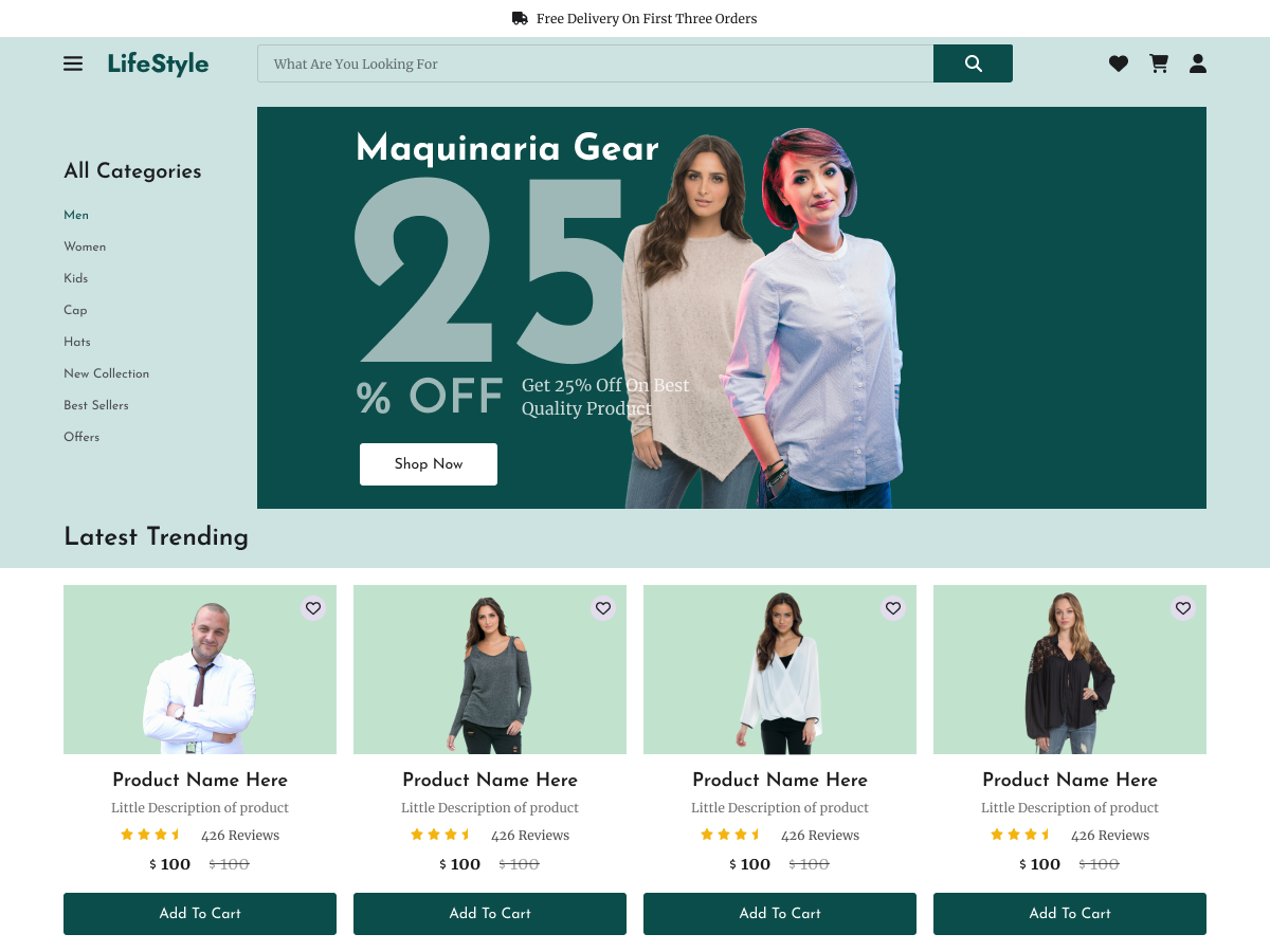 Lifestyle Store screenshot