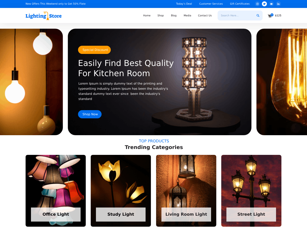 Lighting Fixtures screenshot