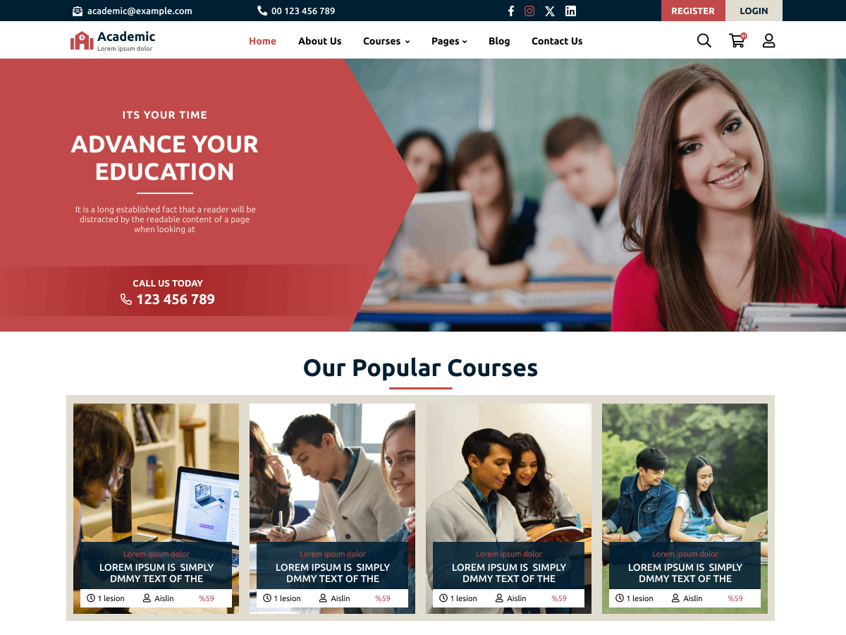 LMS Academy screenshot