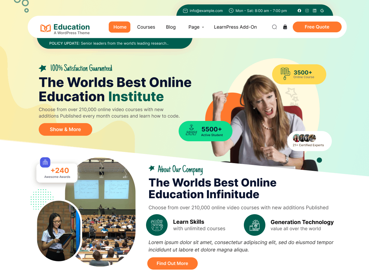 LMS Education Study screenshot