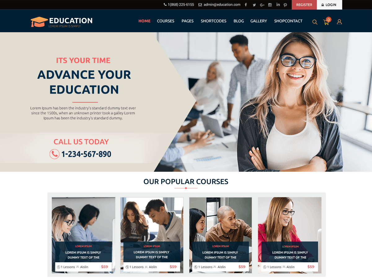 Edutation Theme LMS Education Theme — WordPress.com