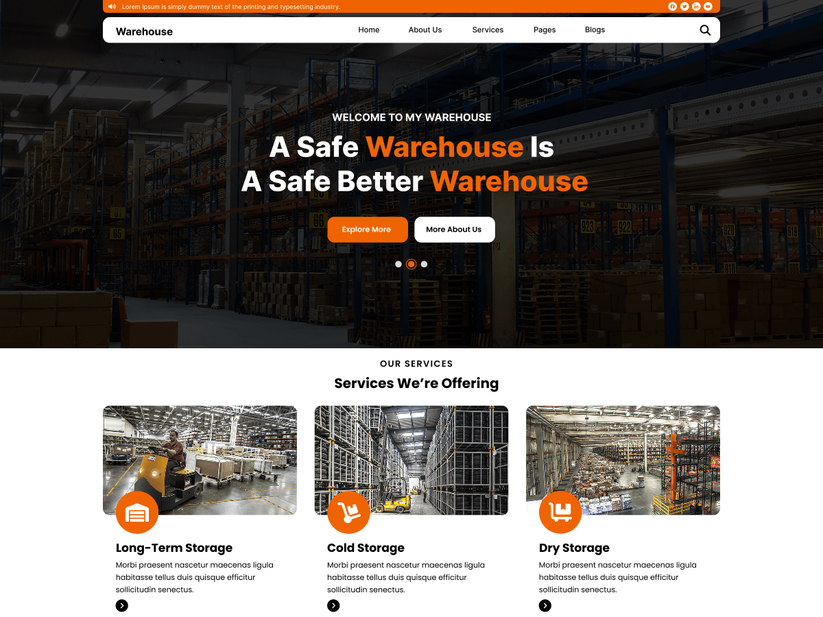 Logistic Warehouse screenshot