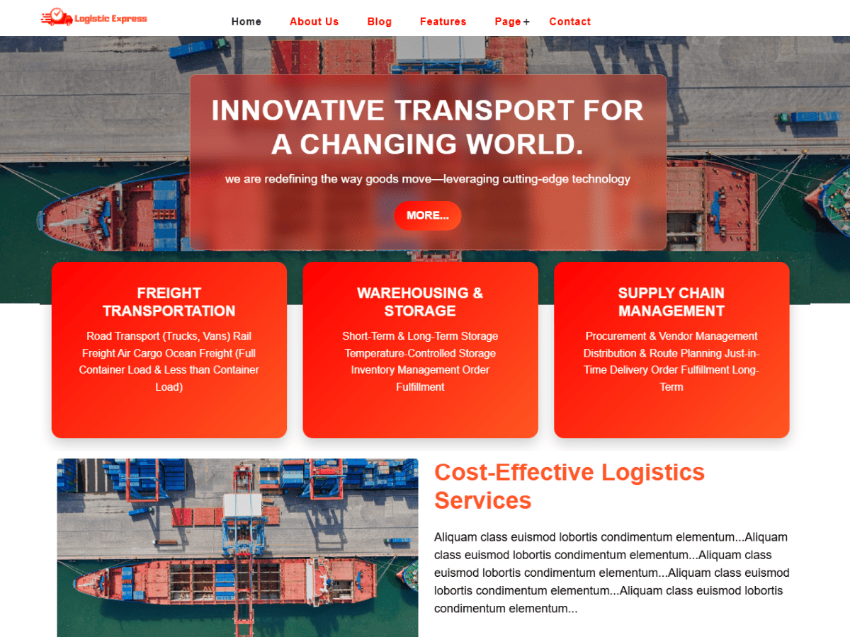 Logistics Express screenshot