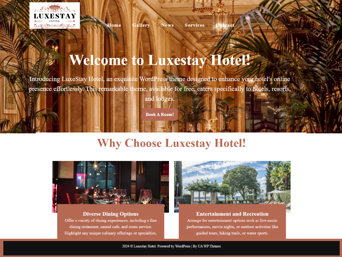 Luxestay Hotel screenshot