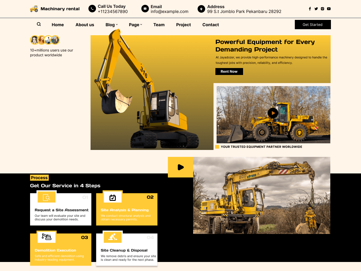 Machinery Rental screenshot