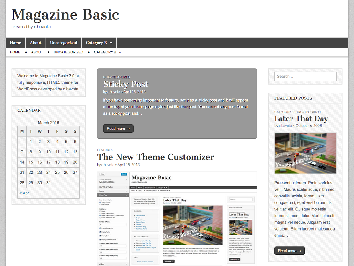 Magazine Basic screenshot
