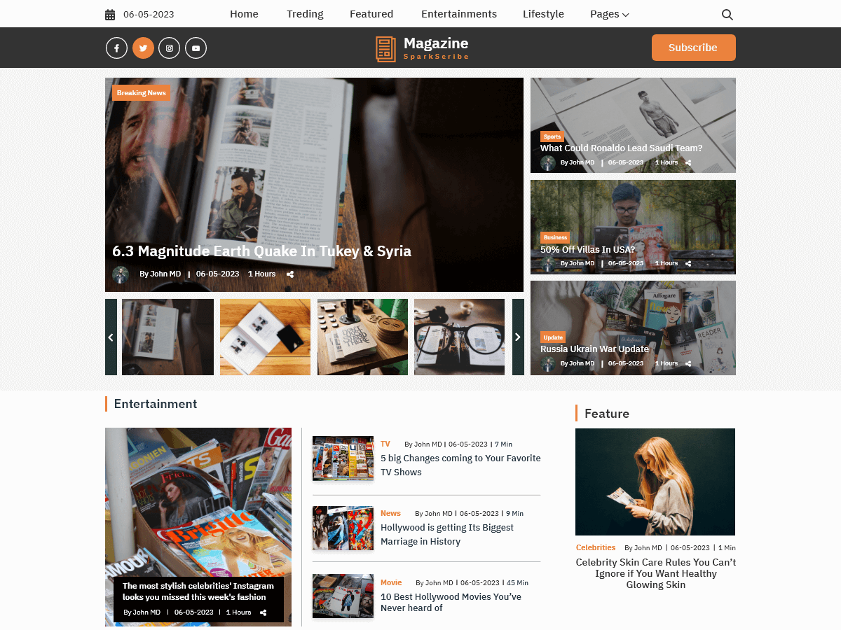 Magazine News Agency screenshot