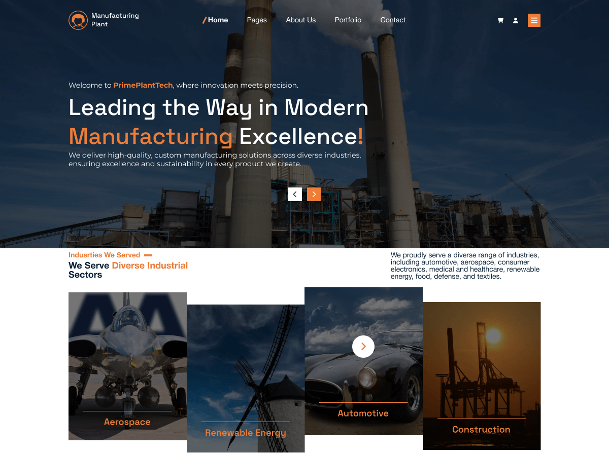 Manufacturing Plant screenshot