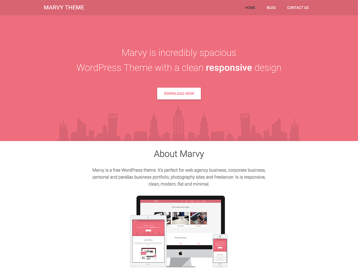 Marvy WordPress Theme by sagarjadhav