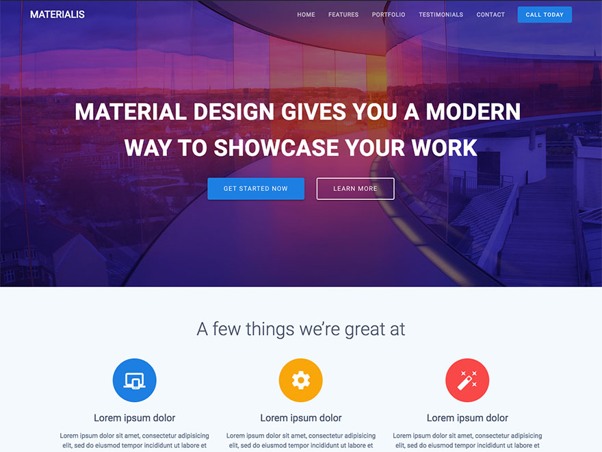 Materialis screenshot