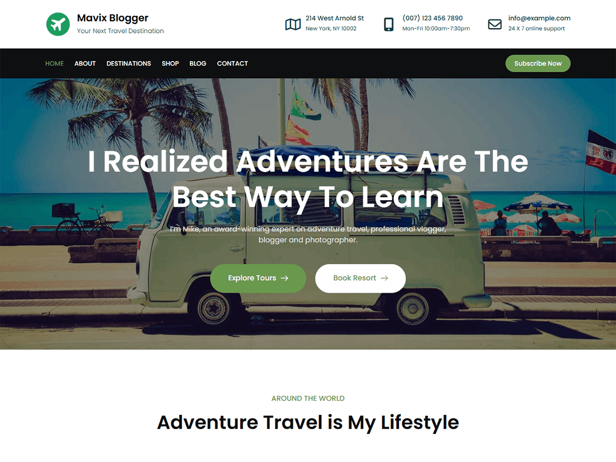 Mavix Blogger Screenshot