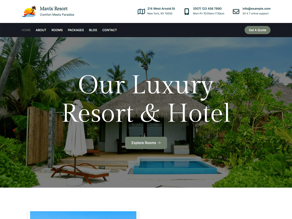 Mavix Resort Screenshot