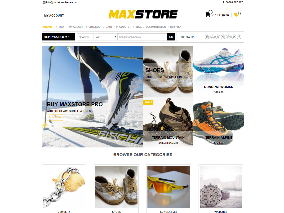 MaxStore WordPress Theme by themes4wp