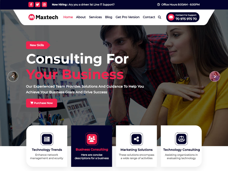 Maxtech screenshot