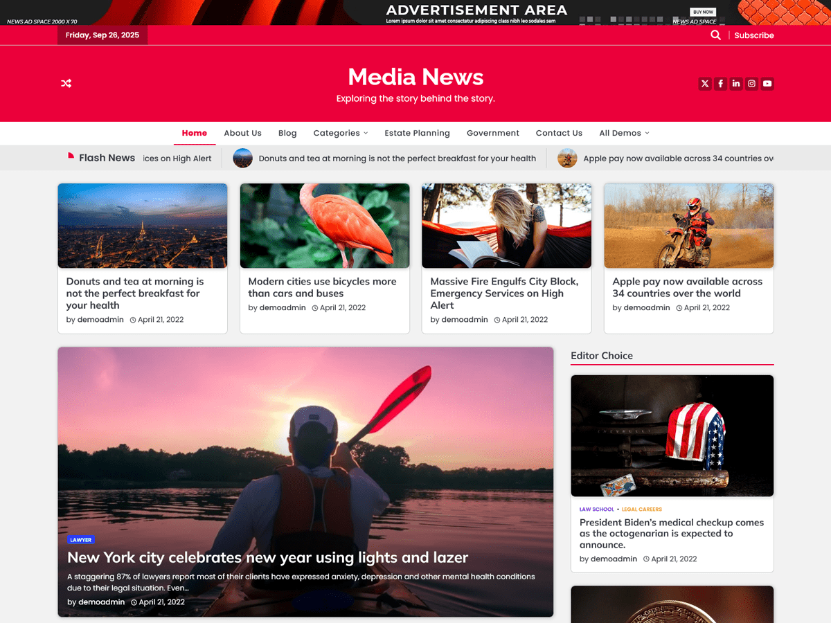 Media News Screenshot