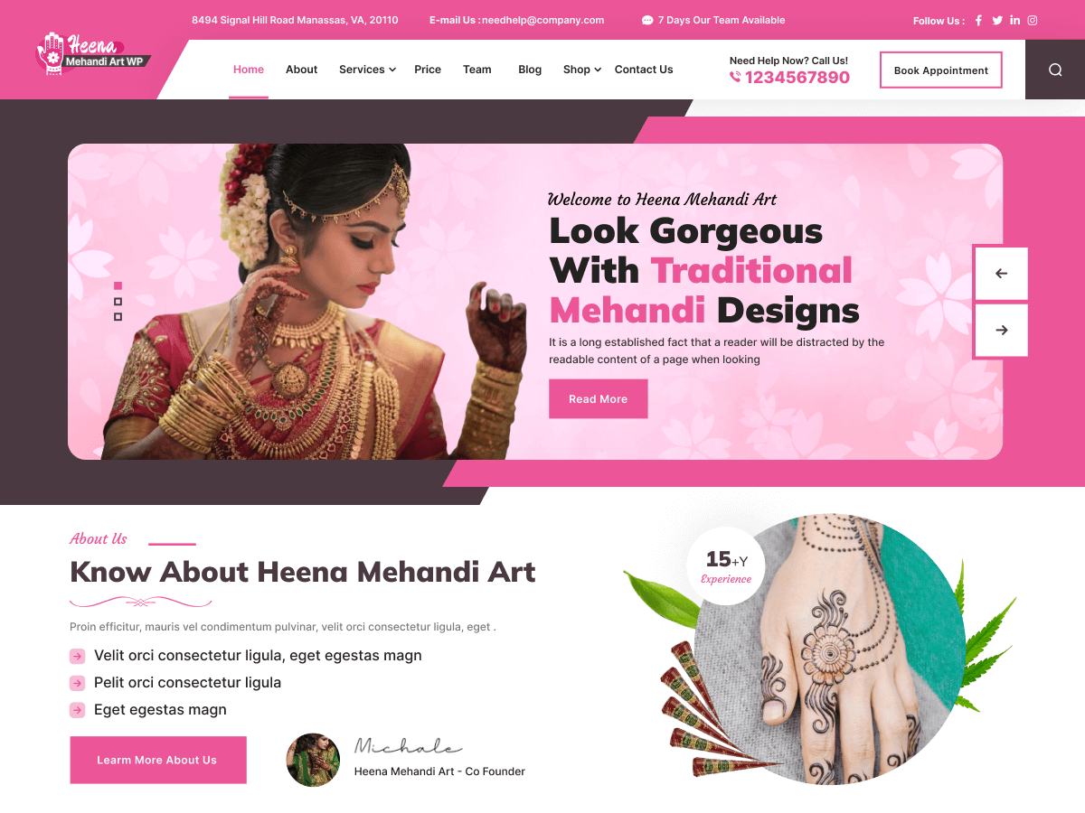 Mehndi Tattoo Artist screenshot