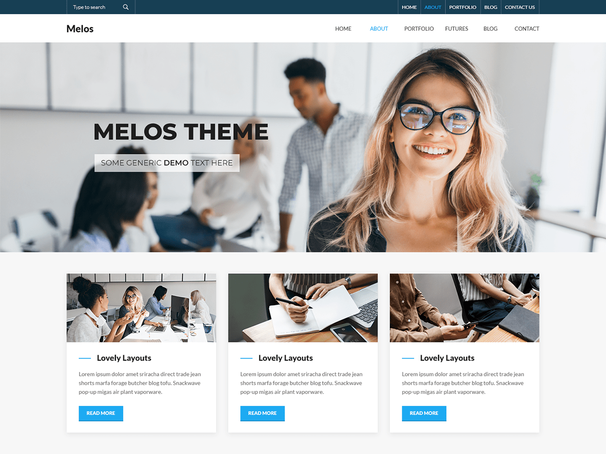 Melos eBusiness Screenshot