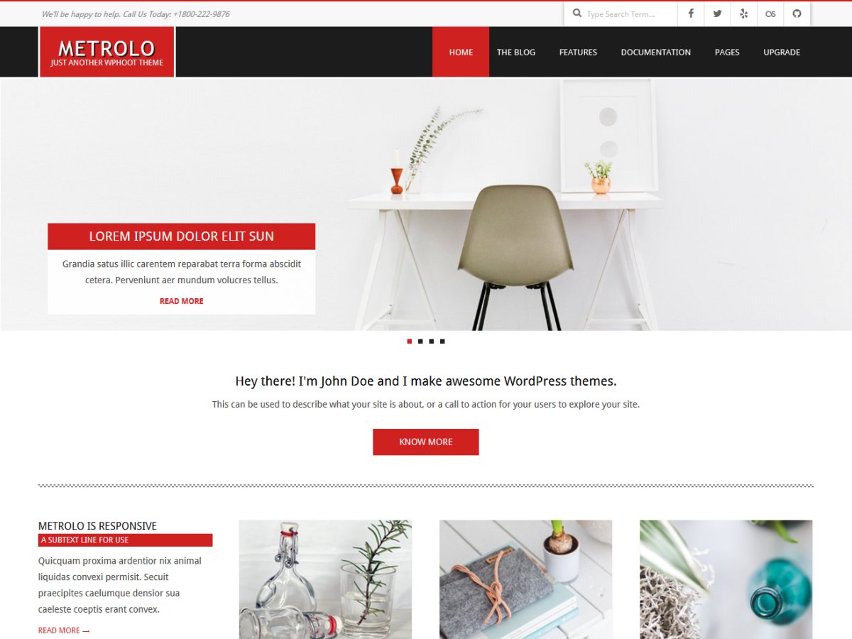 Metrolo WordPress Theme by wphoot