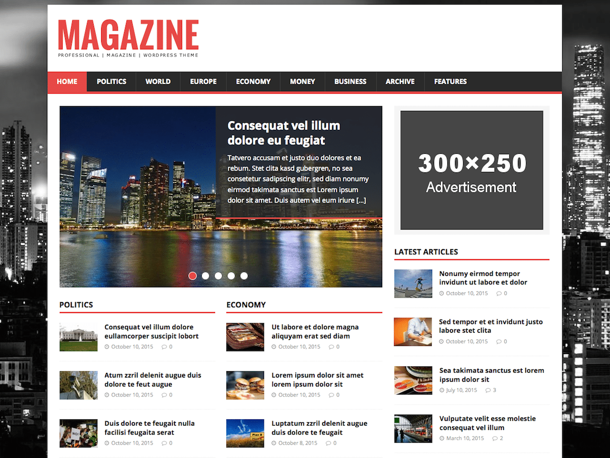 MH Magazine lite WordPress Theme by kaira