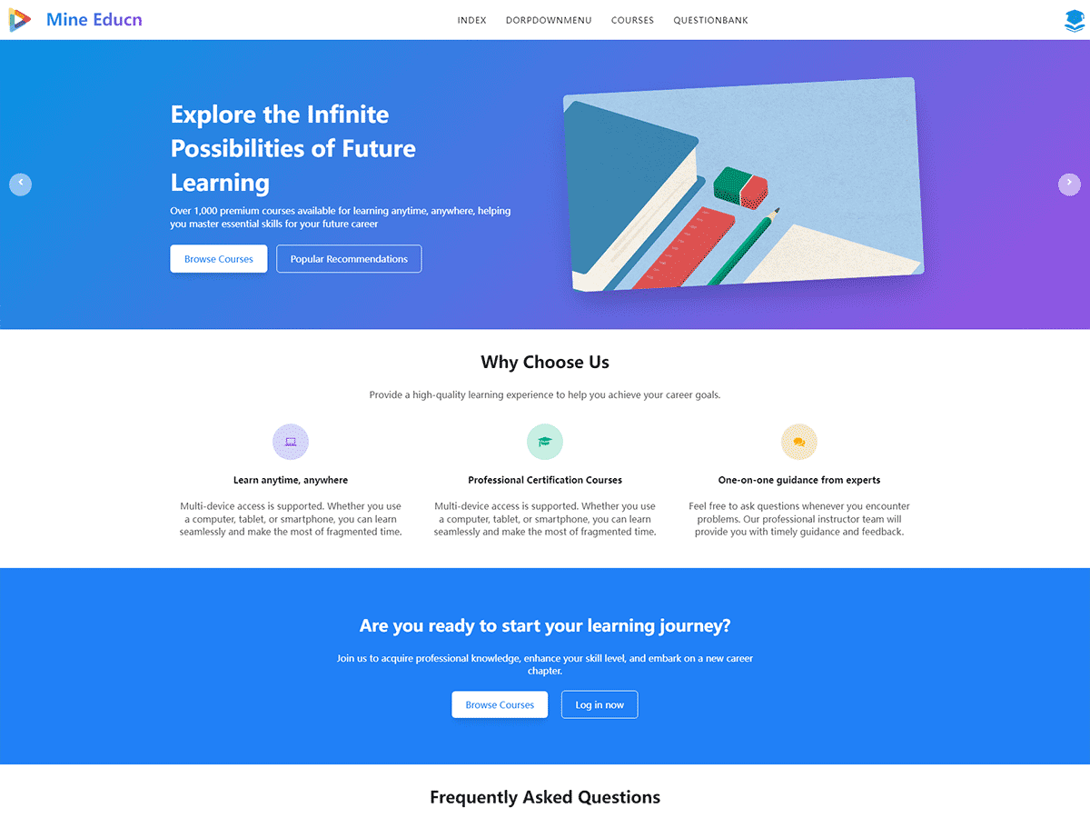 Mine Educn Screenshot